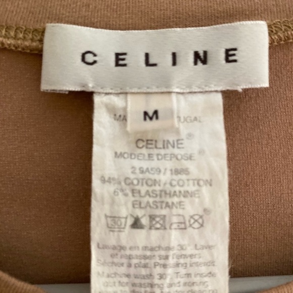CELINE VINTAGE TRIOMPHE CHAIN LINKS KNITTED TOP - w RECEIPT - Picture 6 of 6